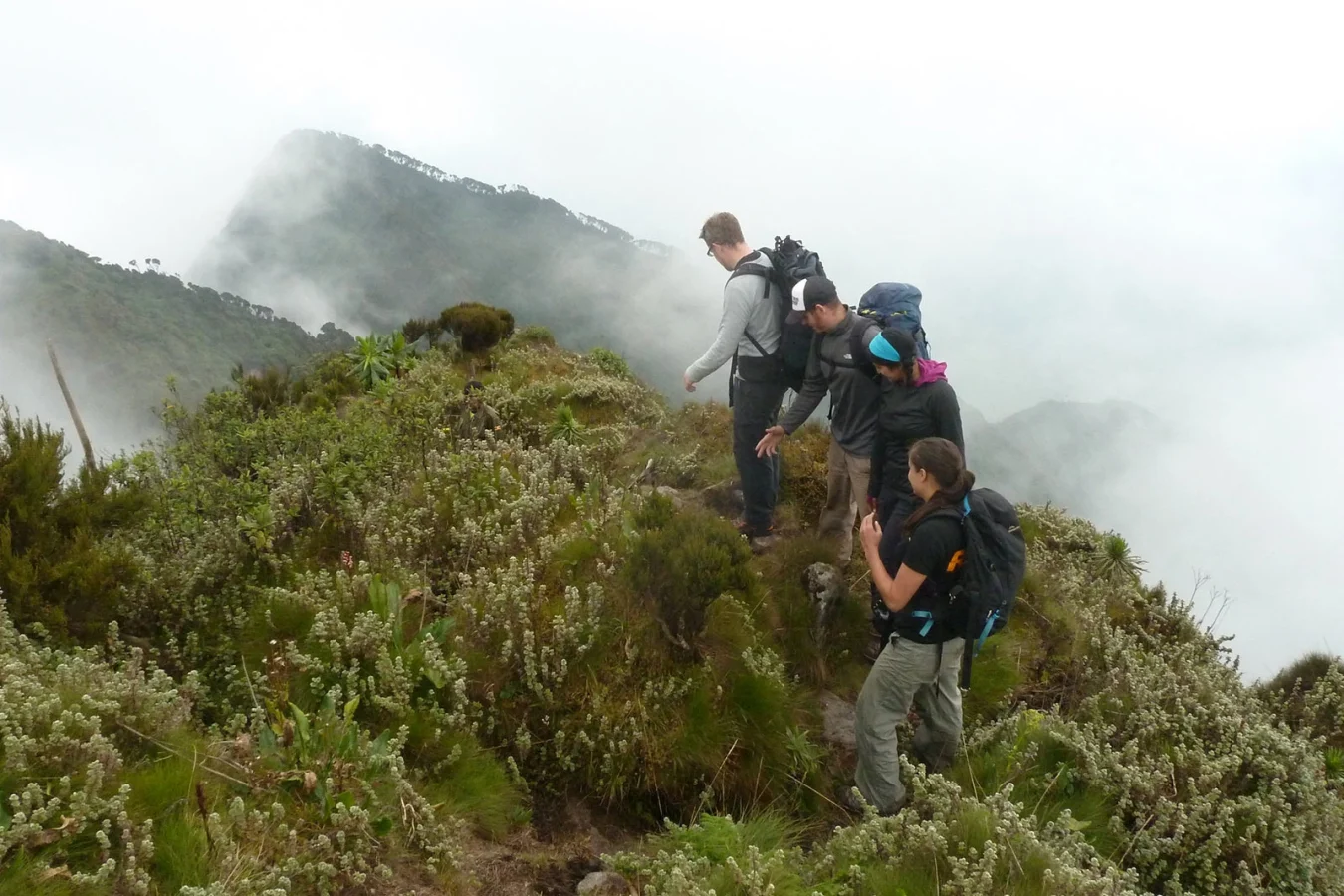 Hiking Mount Gahinga 